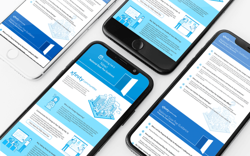 Xfinity Communities Email Campaign